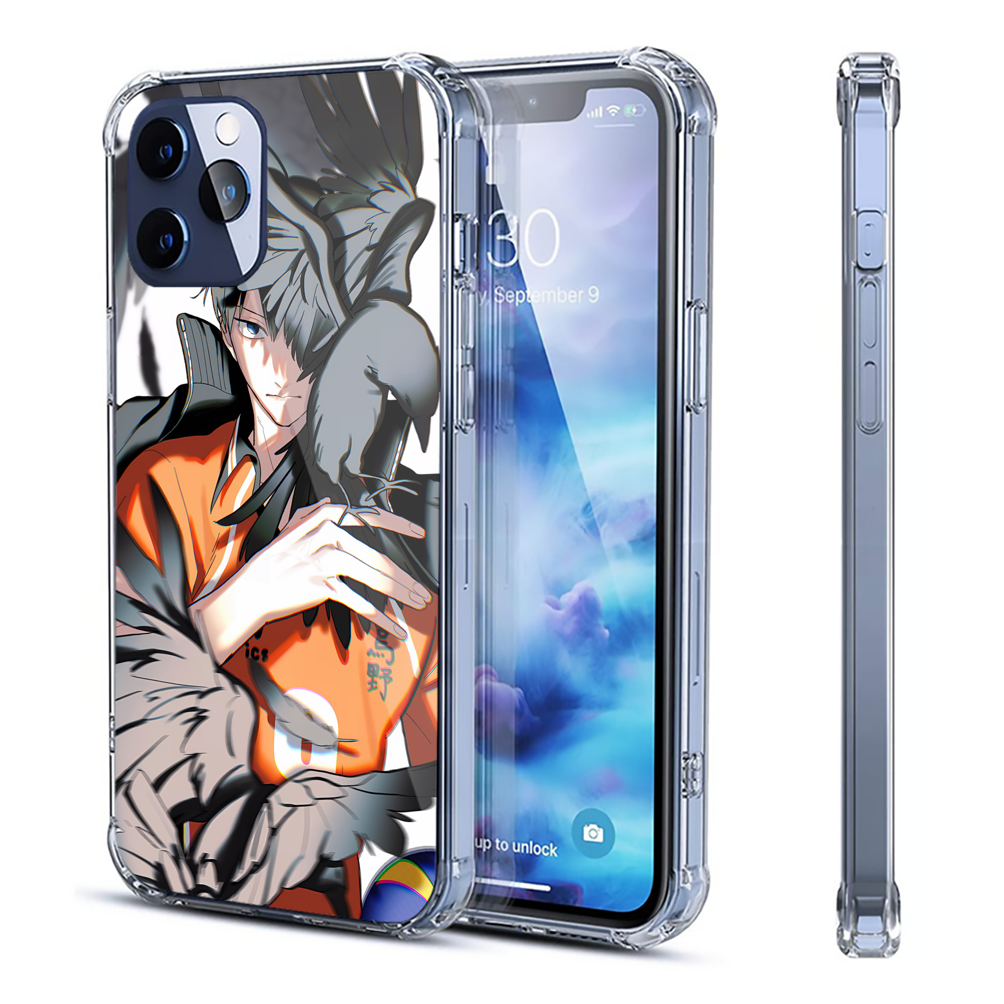（画像用） ハイキュー!! Haikyu!! 【iPhone 12シリーズ対応】透明スマホケース（クリアソフトケース）